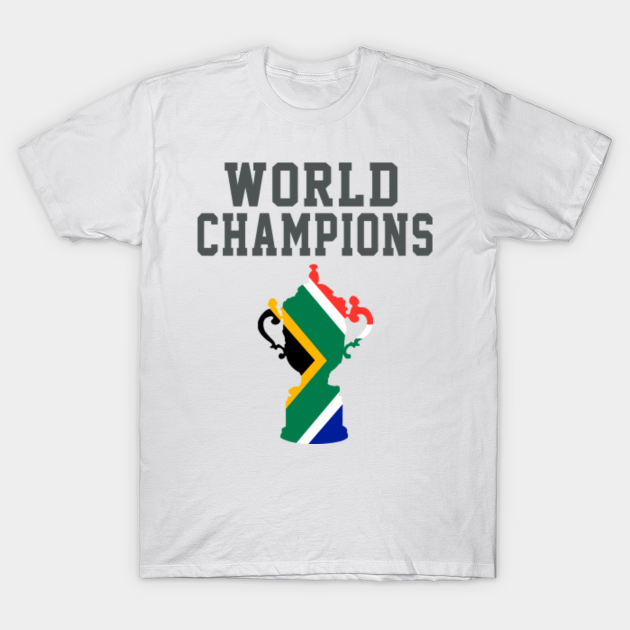 South Africa Champions South Africa Rugby World Cup TShirt TeePublic